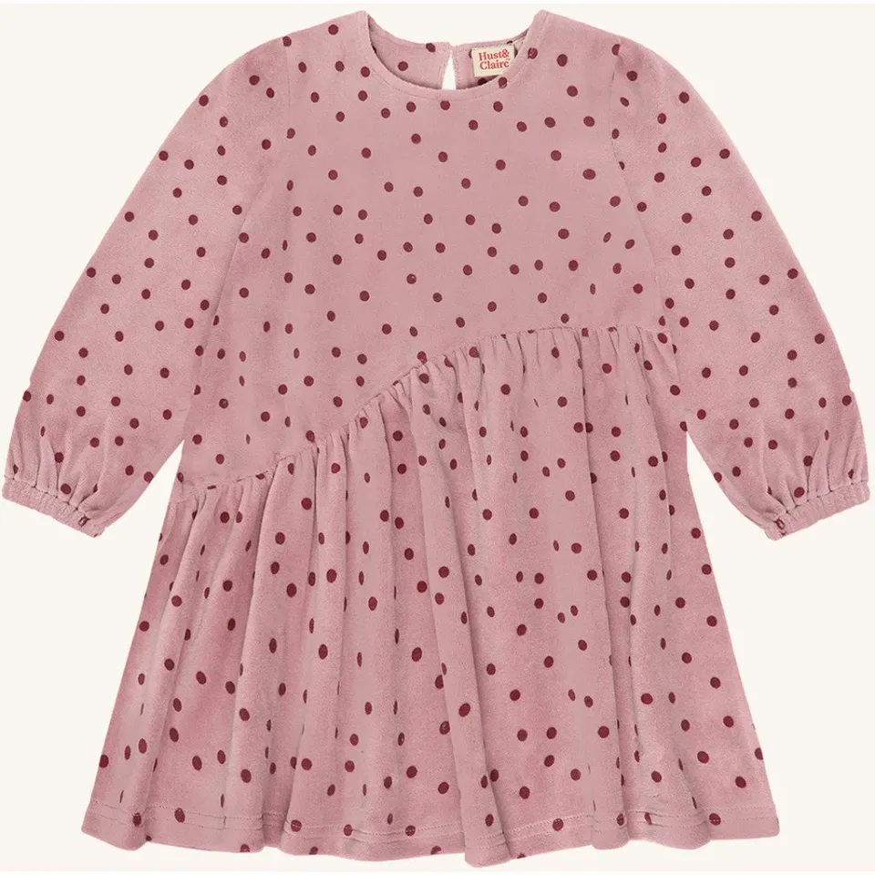 Hust & Claire Donna Dot kjole Heather hjerter