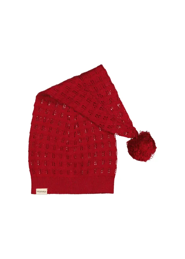 MarMar Alfen nissehue Hibiscus Red strik