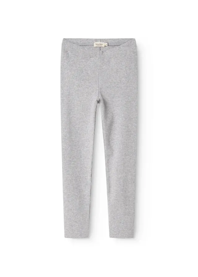 MarMar Leg leggings Light Grey Melange modal