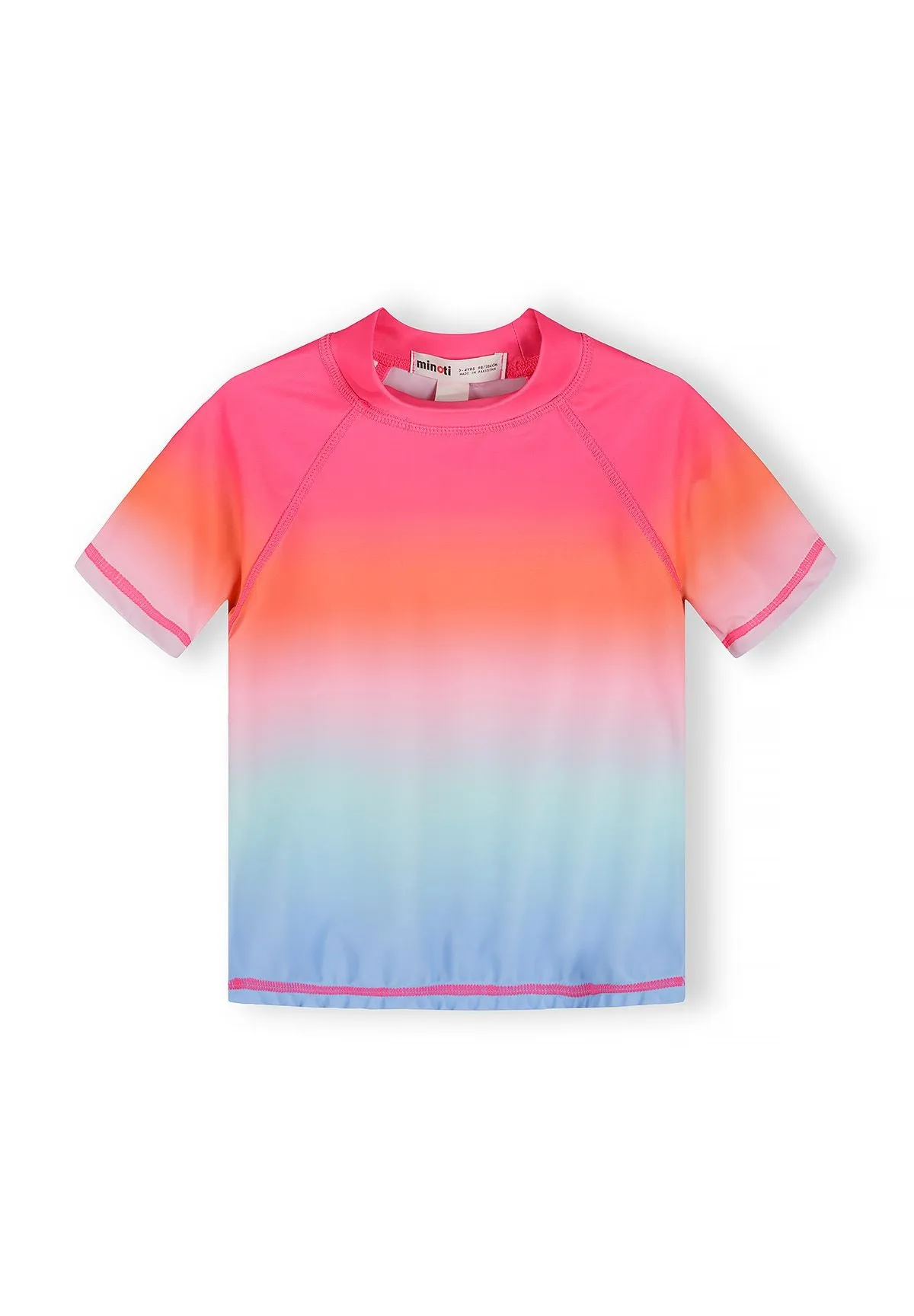 Minoti 44492 badeshirt 2-pak rosa til piger polyester
