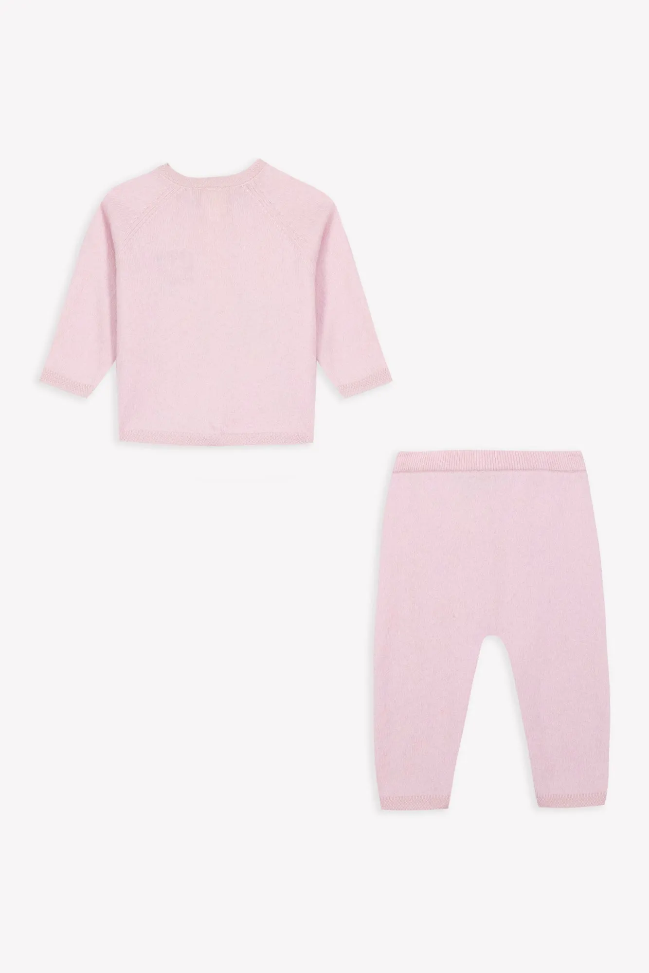 Bonton Cachens sæt rosa kashmir 3M-3A