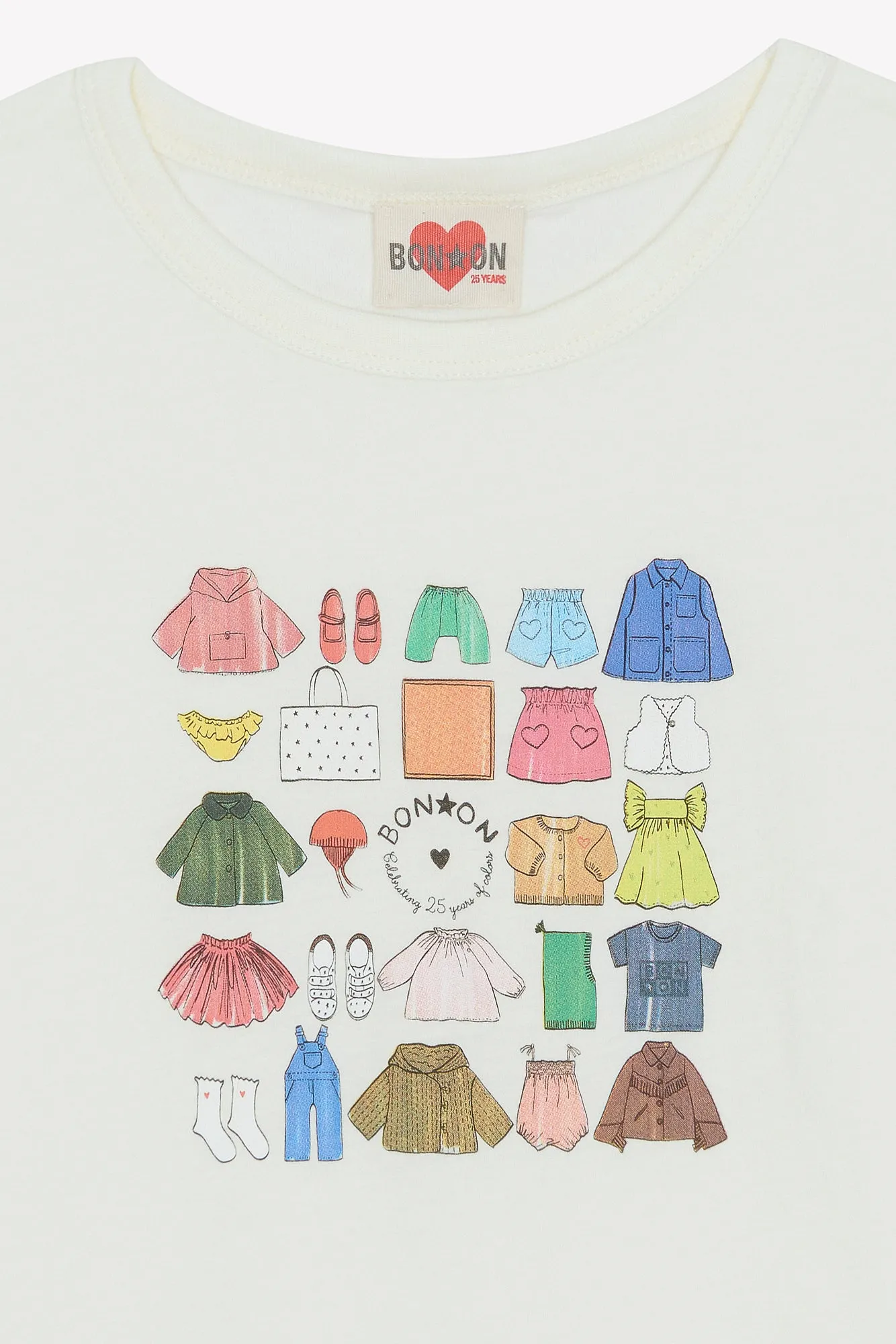 Bonton Livo T-shirt milk bomuld med print