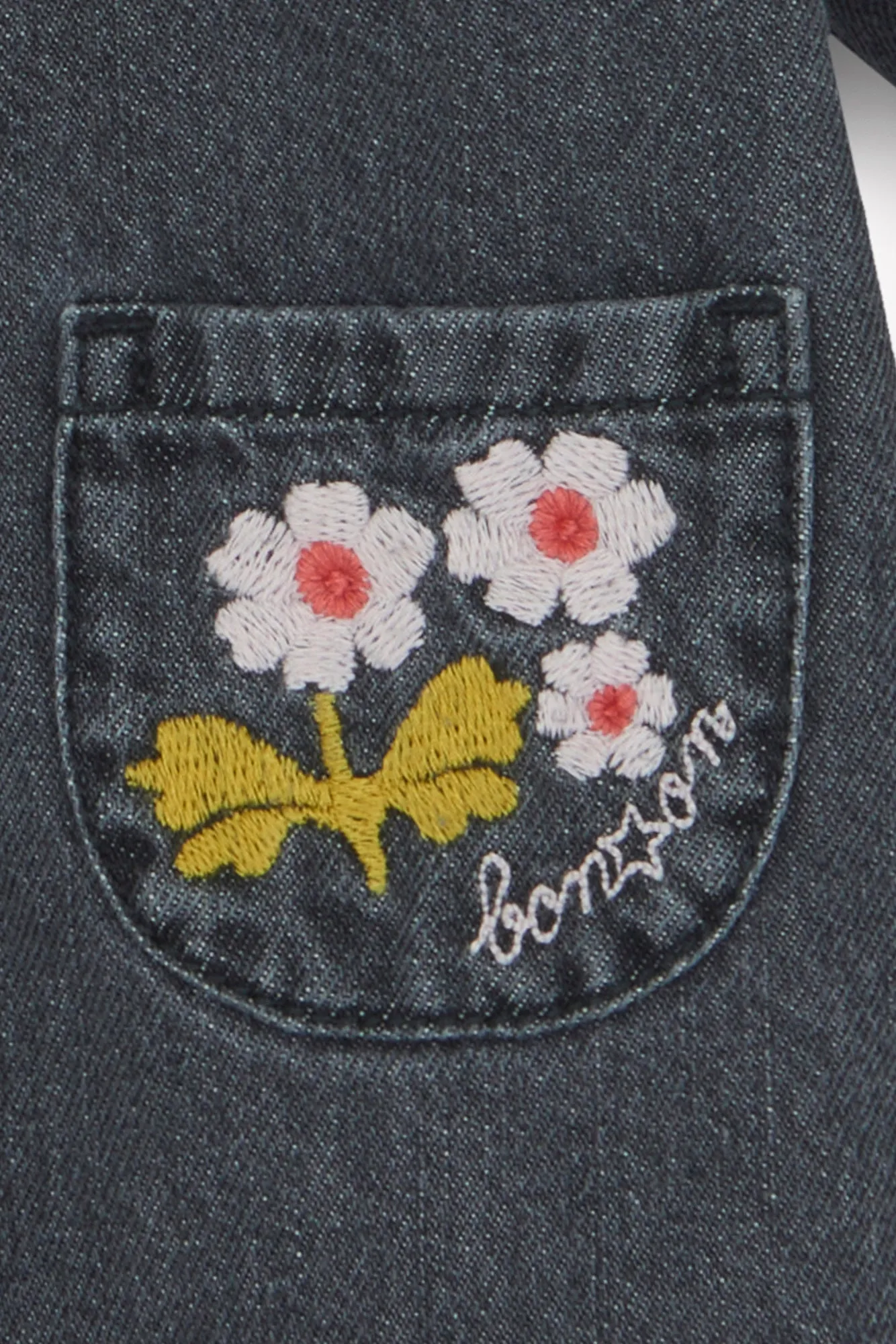 Bonton Mada Denim Gris kjole bomuld grå