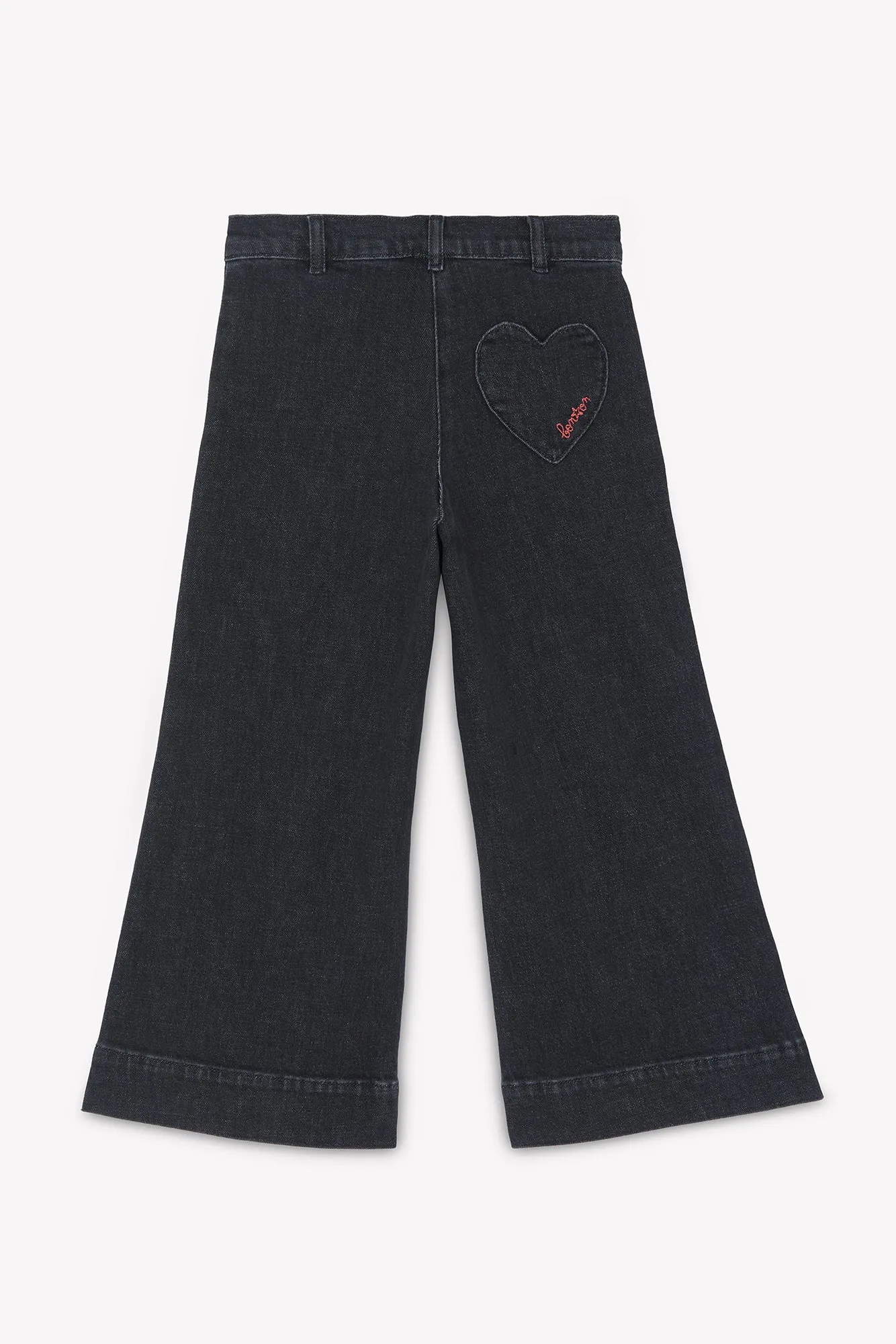 Bonton Lakiko grå denim jeans flare pige