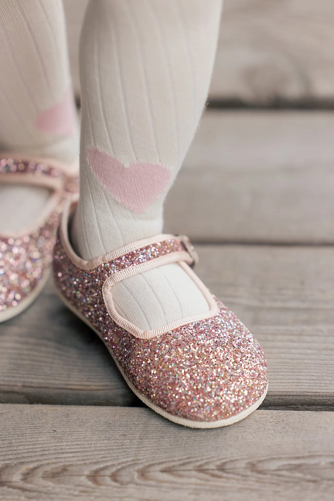 Bonton Jane Pailettes sko guld pailletter