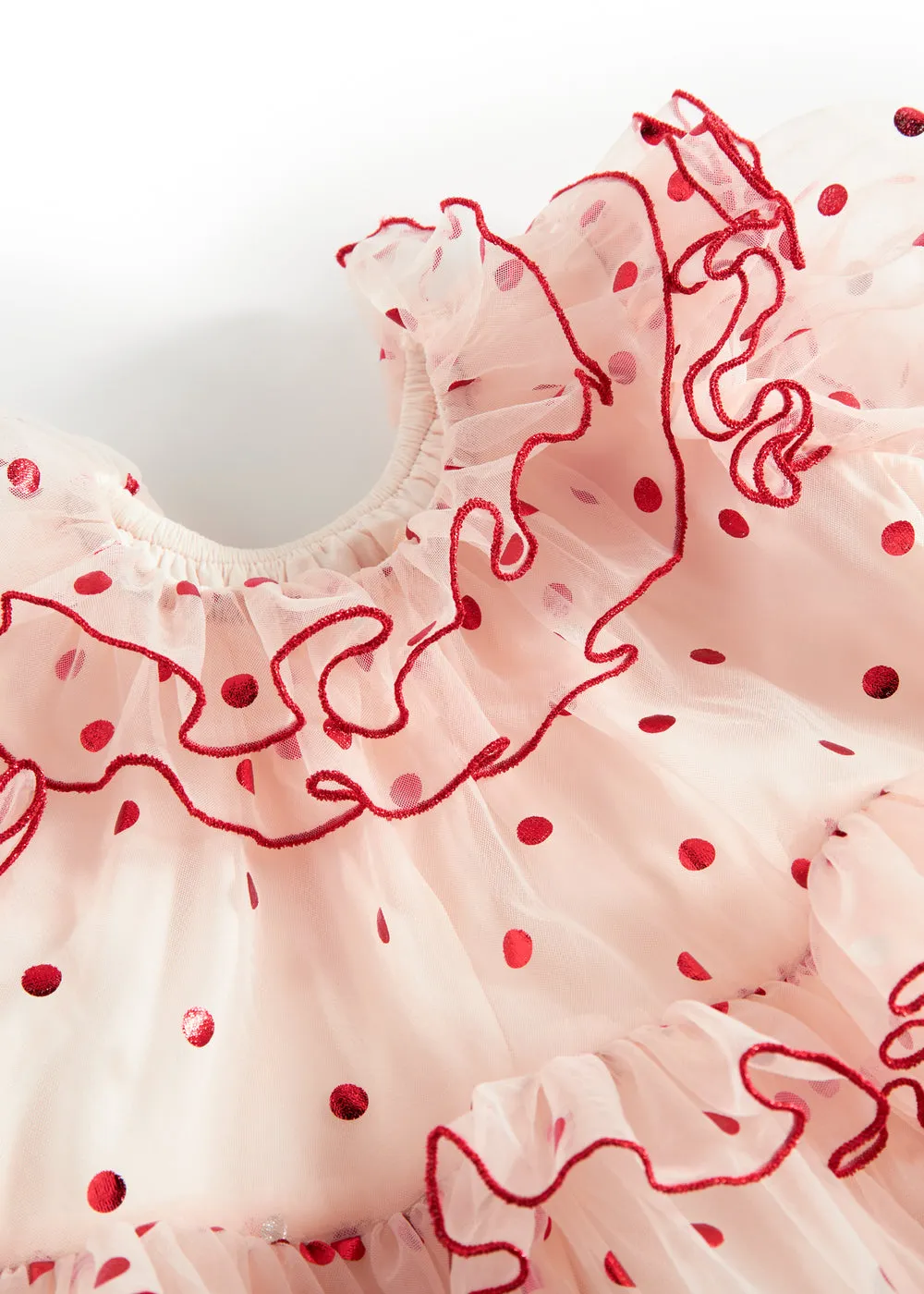 MarMar Dakira kjole Poppy Dots tyl rød