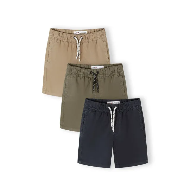 Minoti 44929 shorts til drenge sand 3-pak