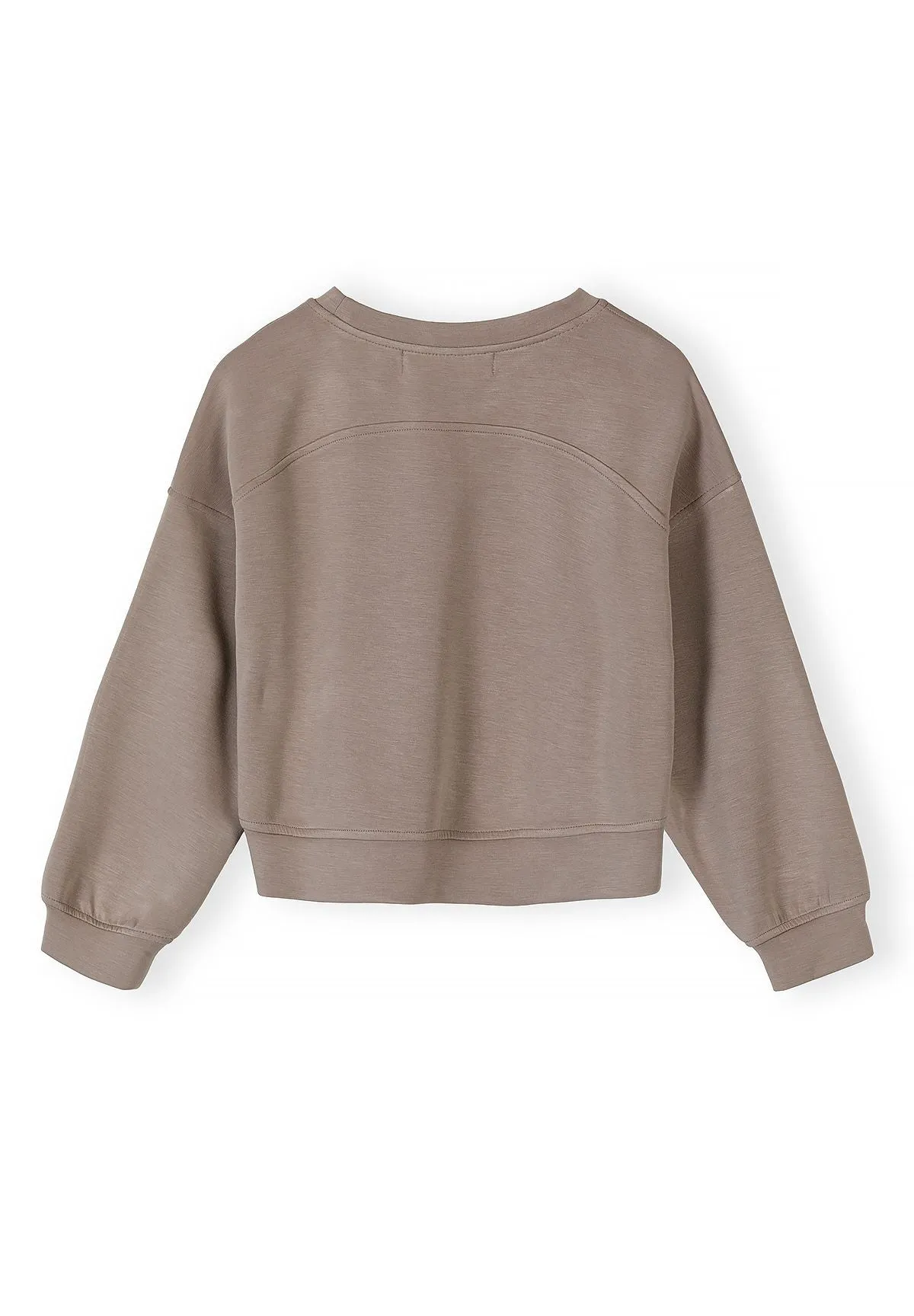 Minoti 44965 sweatshirt brun cropped pige