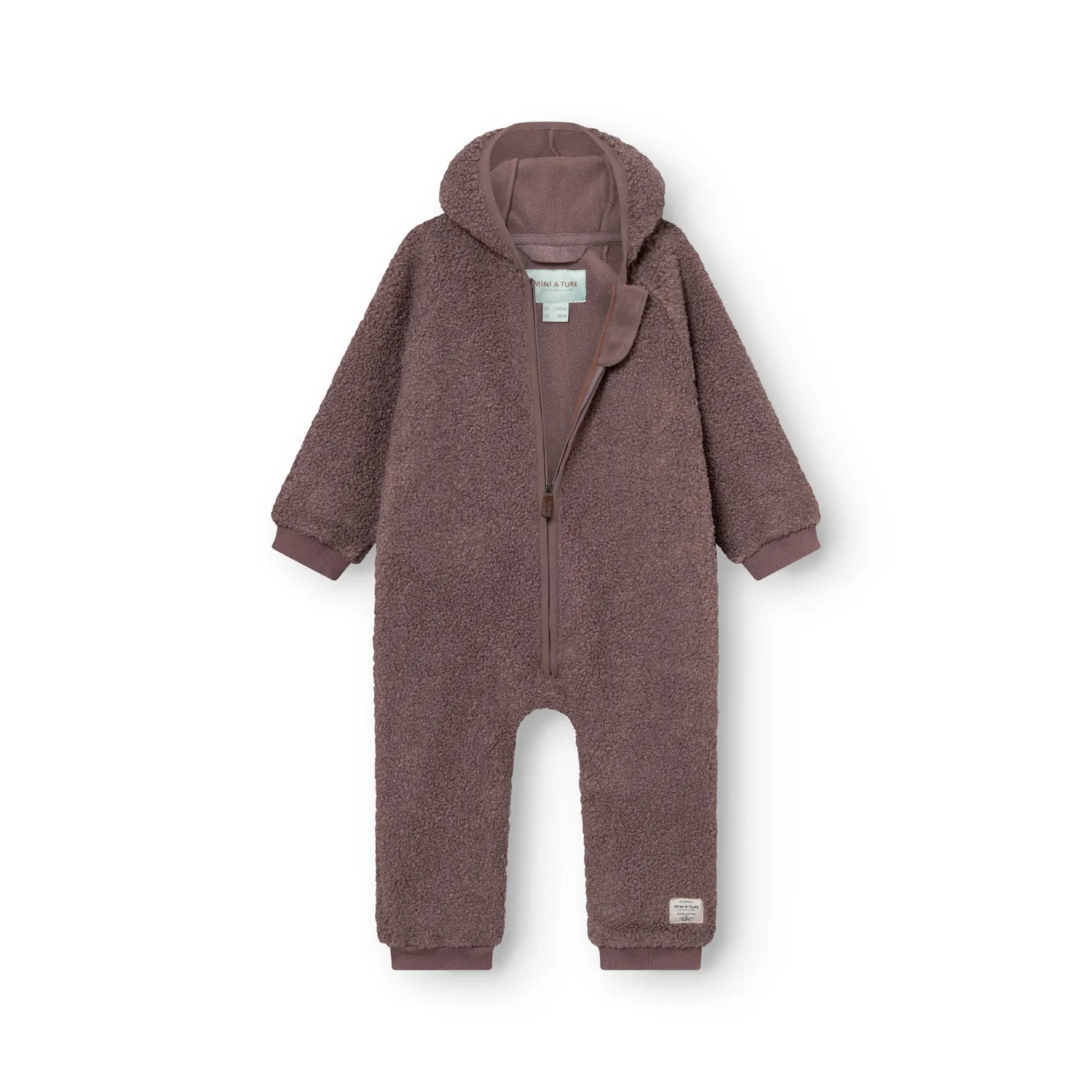 MINI A TURE Matadel teddyfleece heldragt blød baby