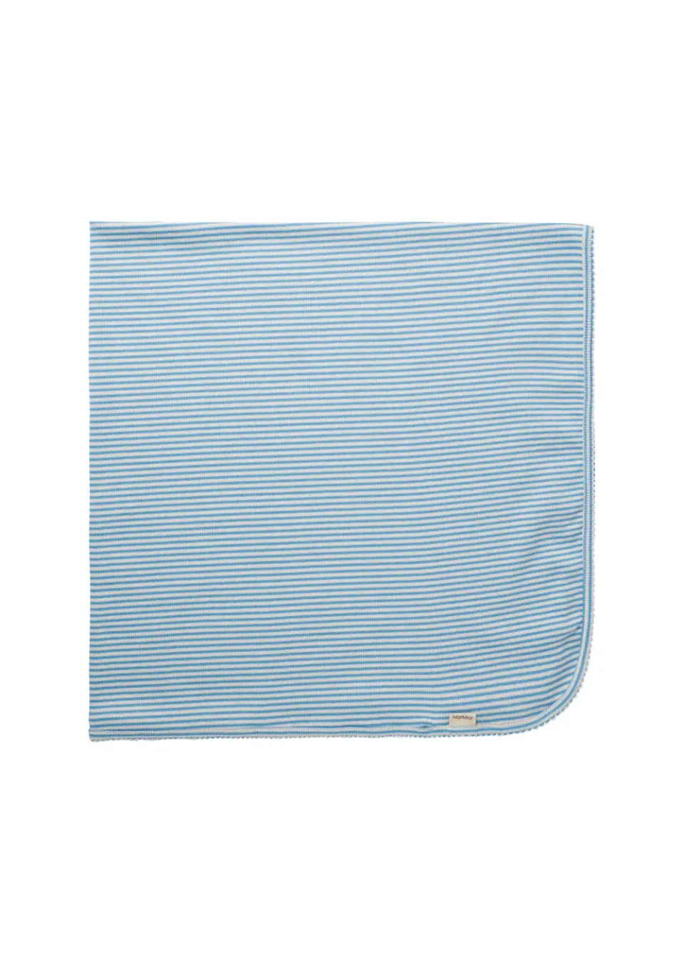 MarMar Alida babytæppe Blue Stripe 80x80 striber