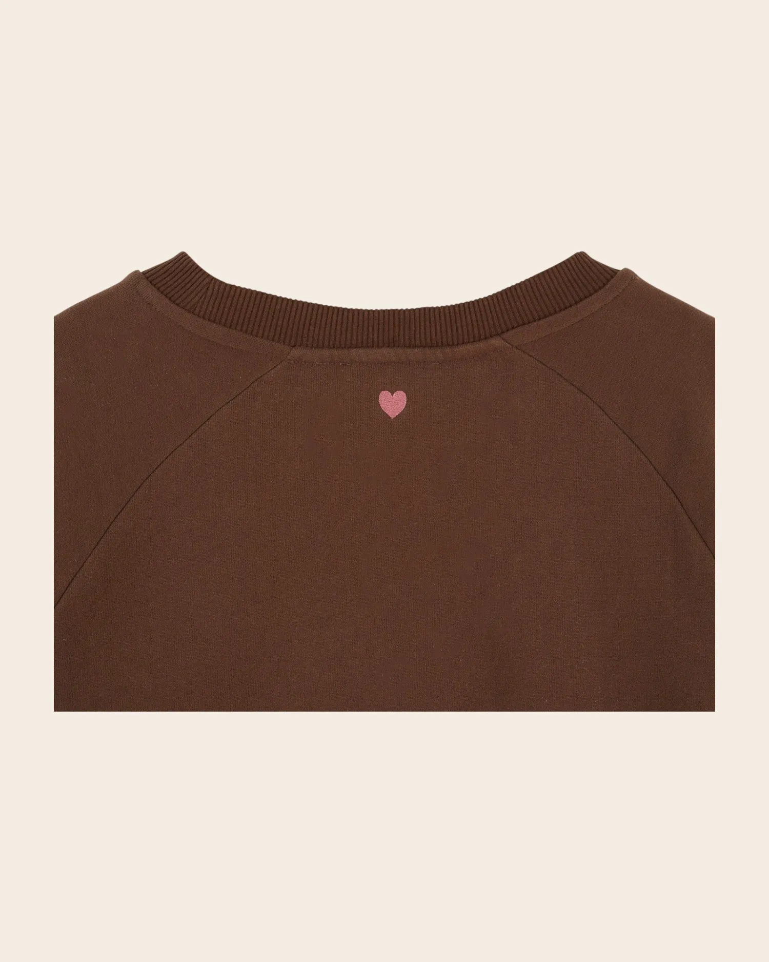 Emile et Ida Un jour en rose sweatshirt brun dame