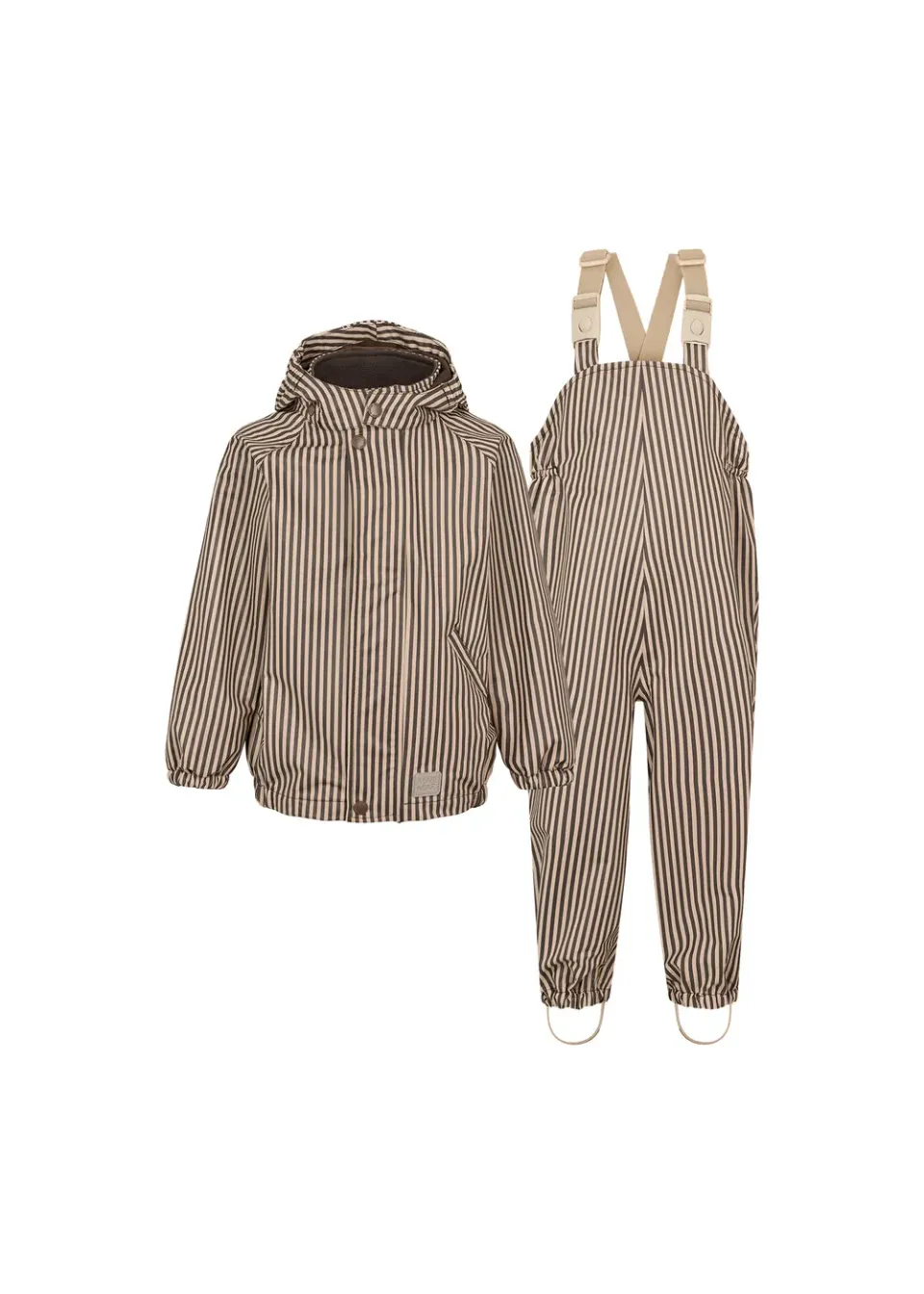 MarMar Oddy Set regnsæt Brown Stripe vandtæt