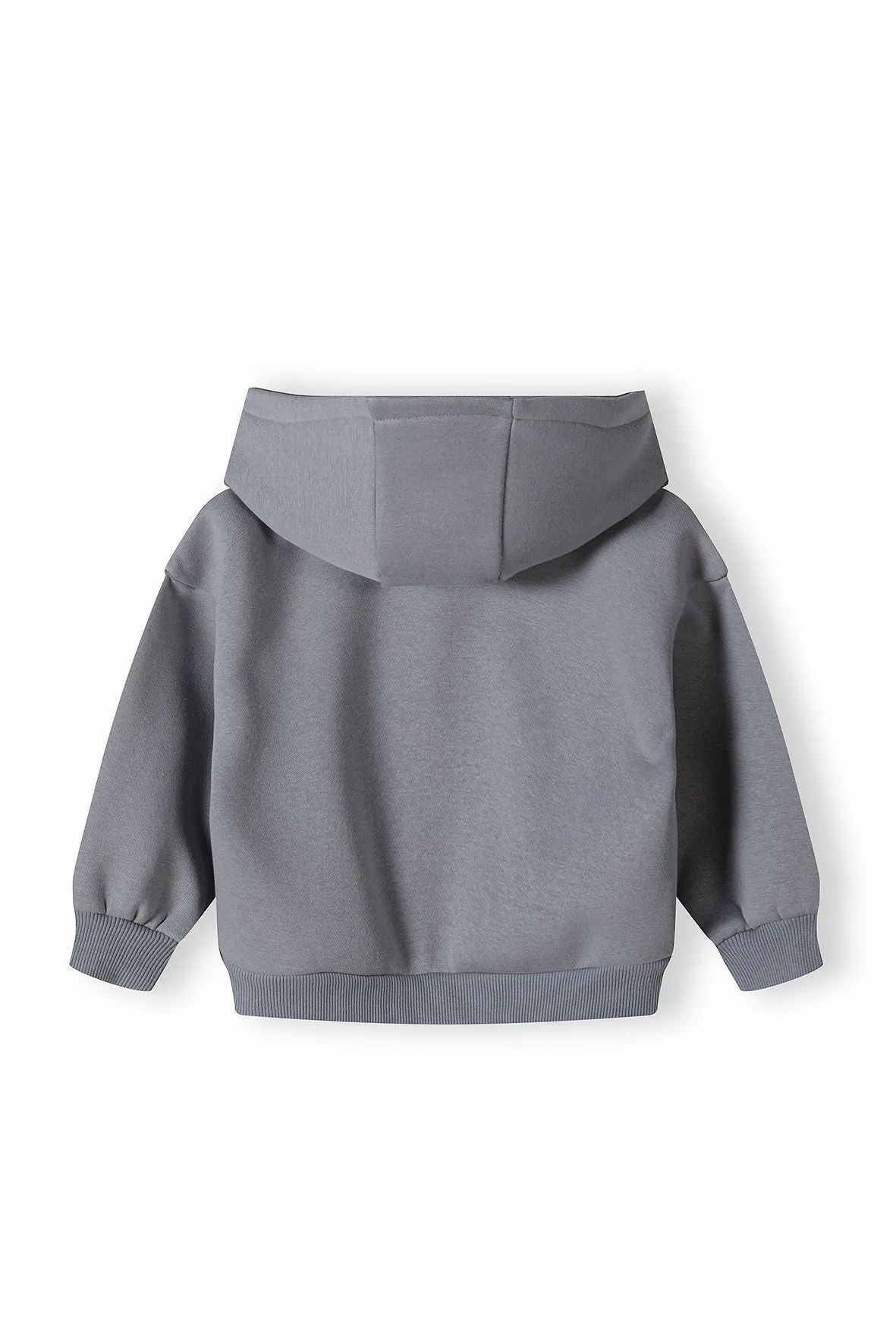 Minoti 39718 hoodie grå med lynlås pige