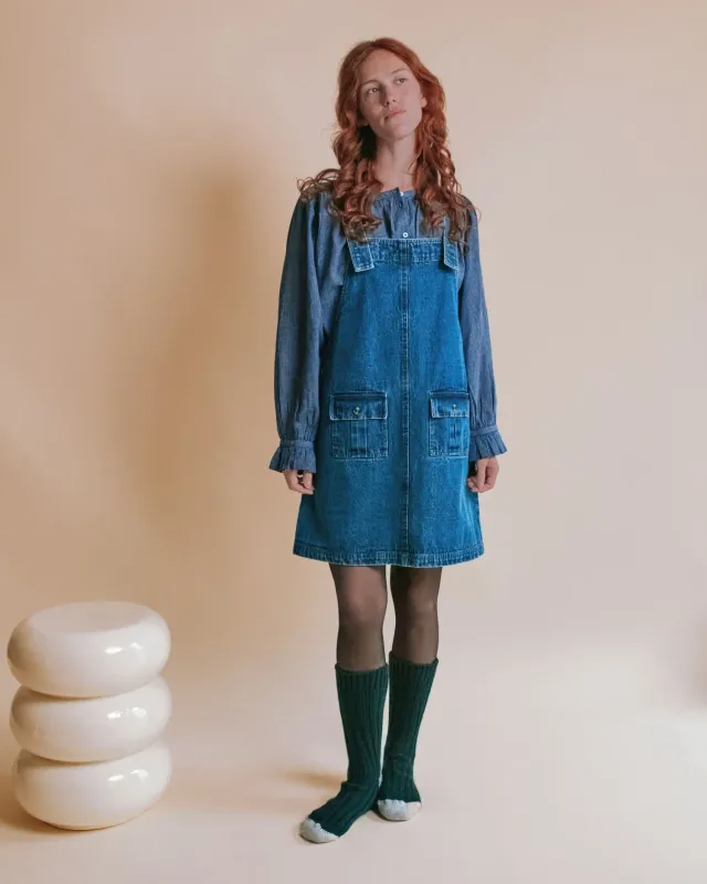 Emile et Ida Elise selekjole denim blå