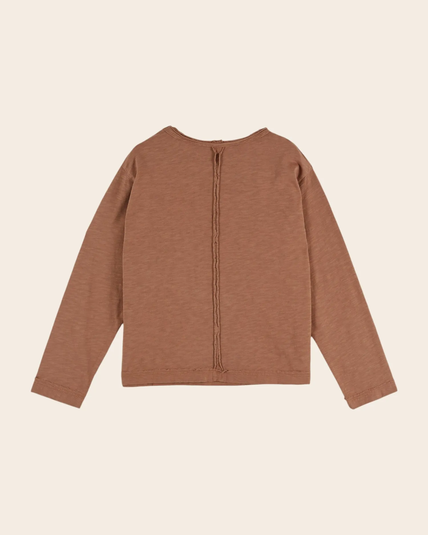 Emile et Ida Poche marron t-shirt brun bomuld