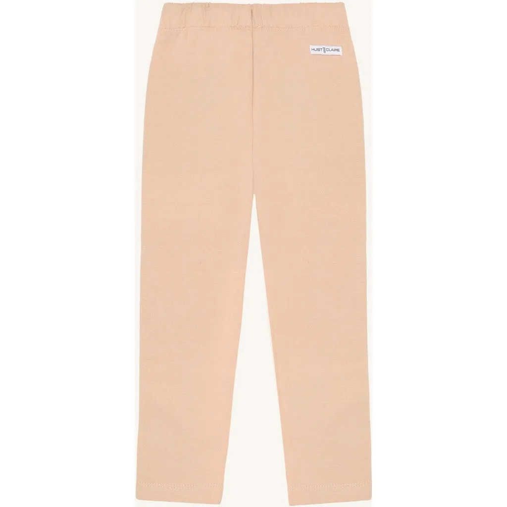 Hust & Claire HCLisa Brushed W25 leggings Rugby Tan økologisk
