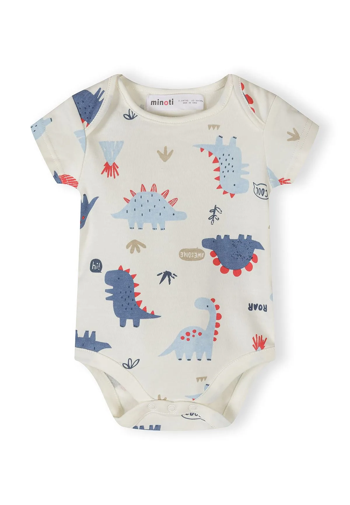 Minoti 44539 body 7-pak lyseblå bomuld til baby