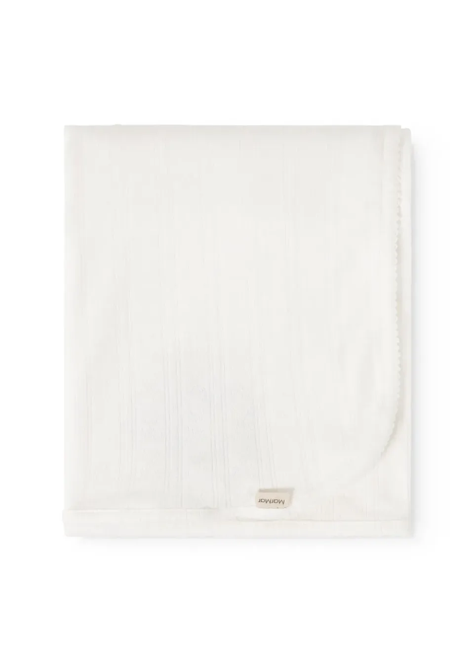 MarMar Alida tæppe Gentle White hvid 80x80