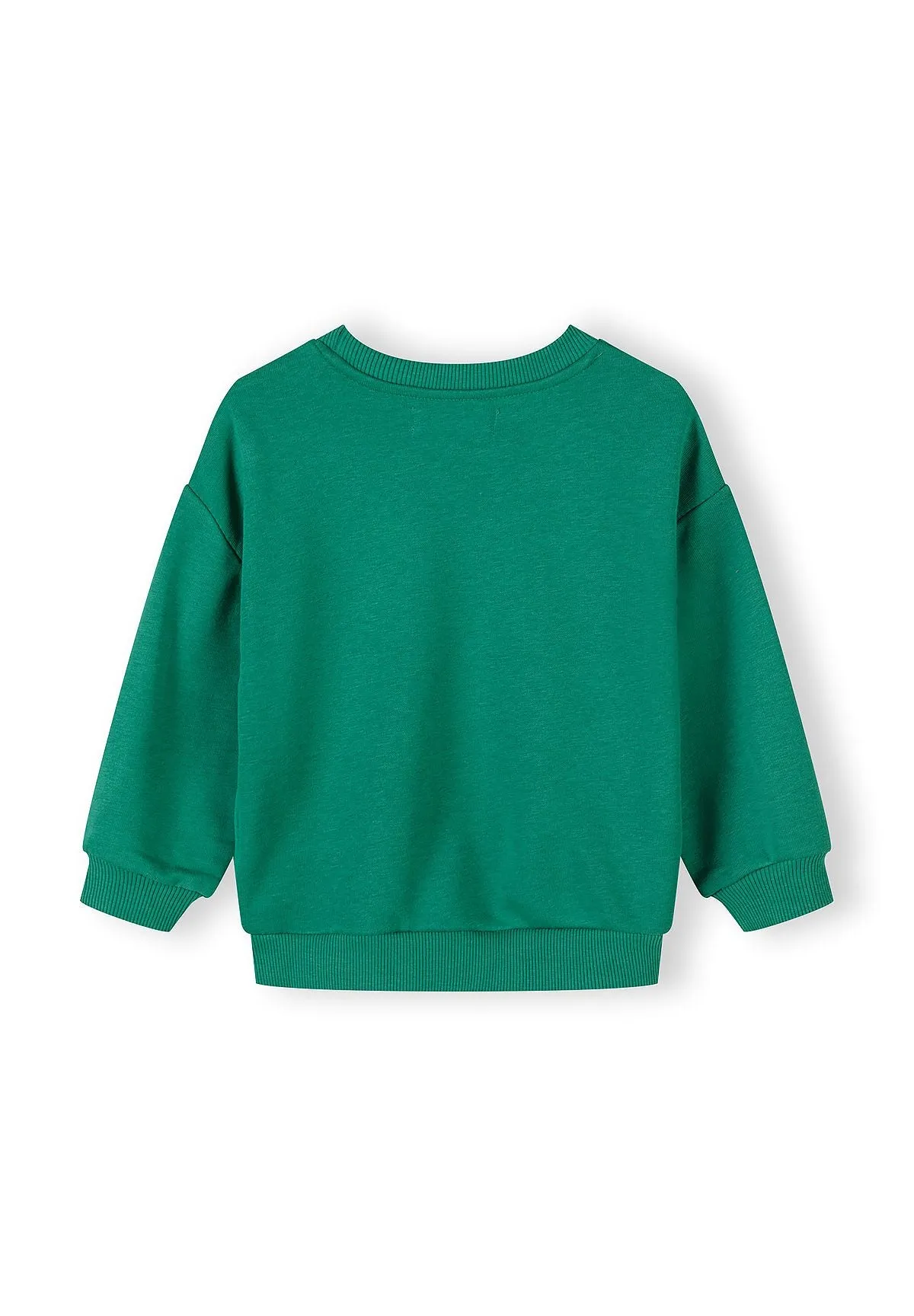 Minoti 44762 sweatshirt 2-pak grøn creme til drenge