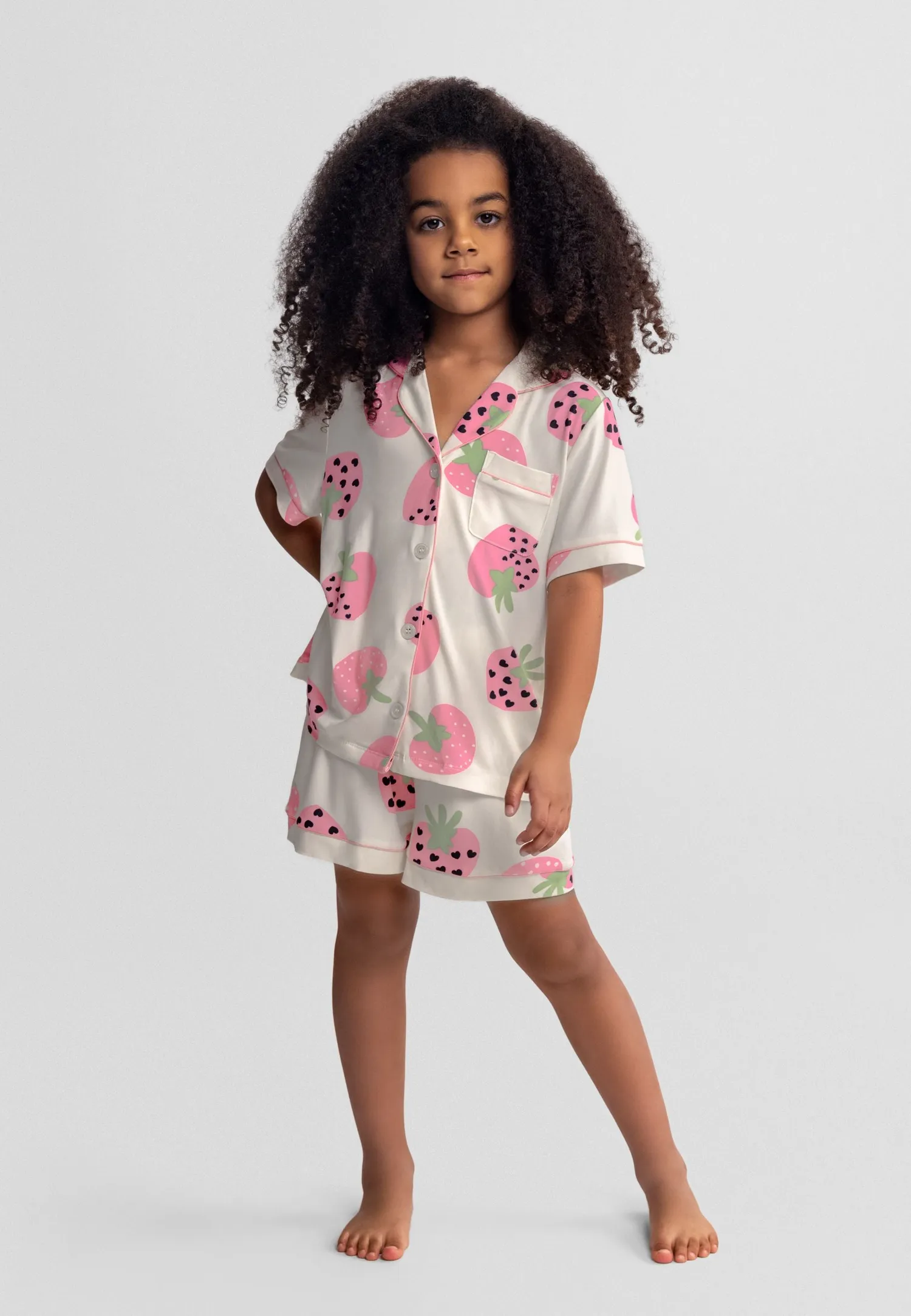 Minoti 44907 pyjamas 2-pak 104 kort bomuld