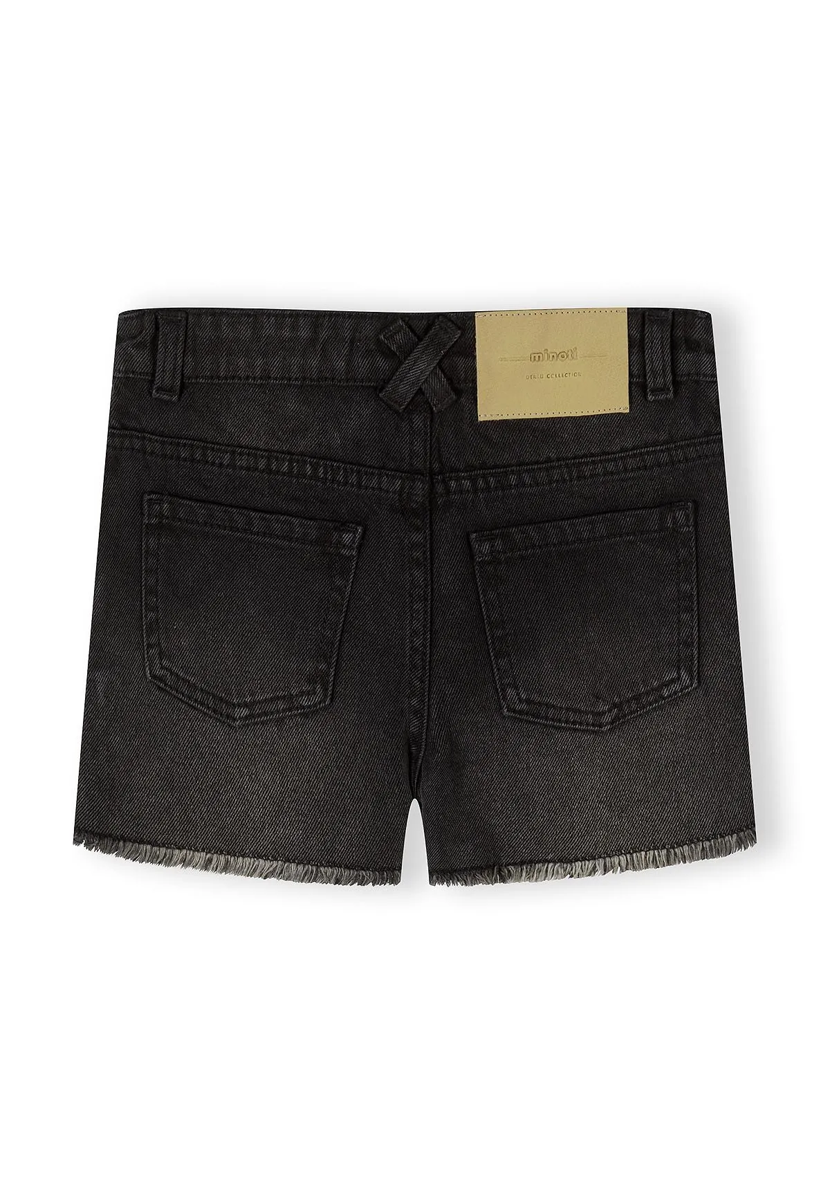 Minoti 44937 denimshorts 2-pak sort stræk
