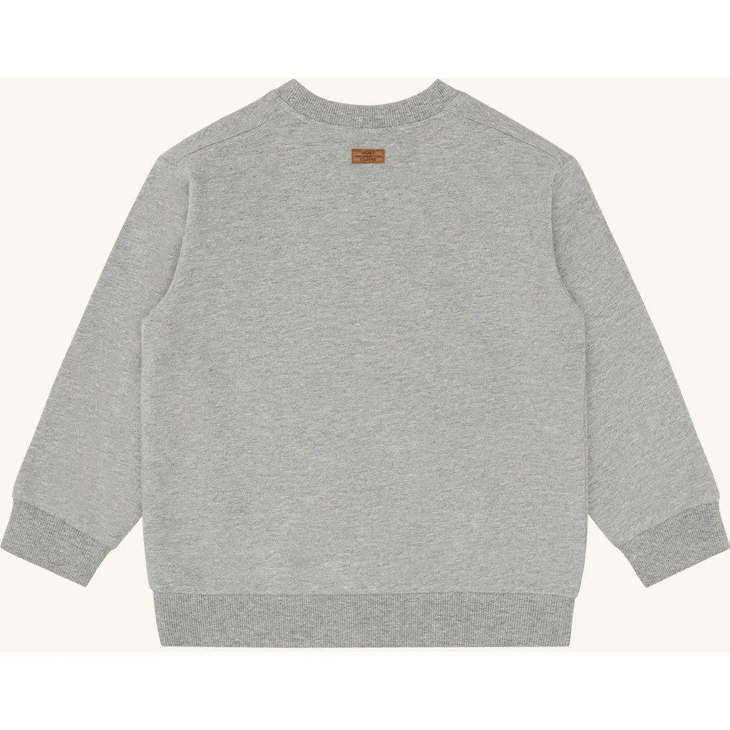 Hust & Claire HCSejer Bulldog sweatshirt Tile Grey bomuld
