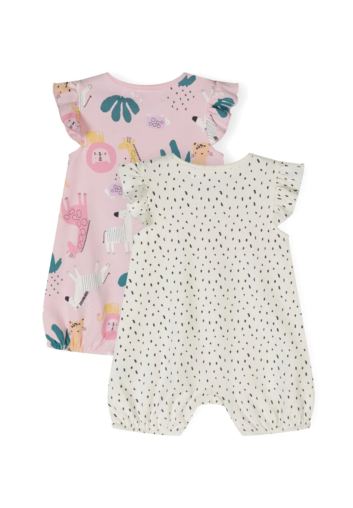 Minoti 42026 romper til baby piger rosa 2-pak