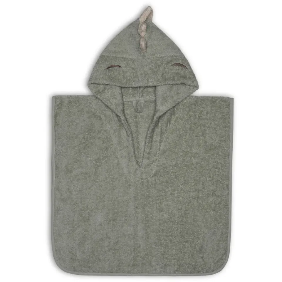 nuuroo Adelin poncho Light green Dino bomuld