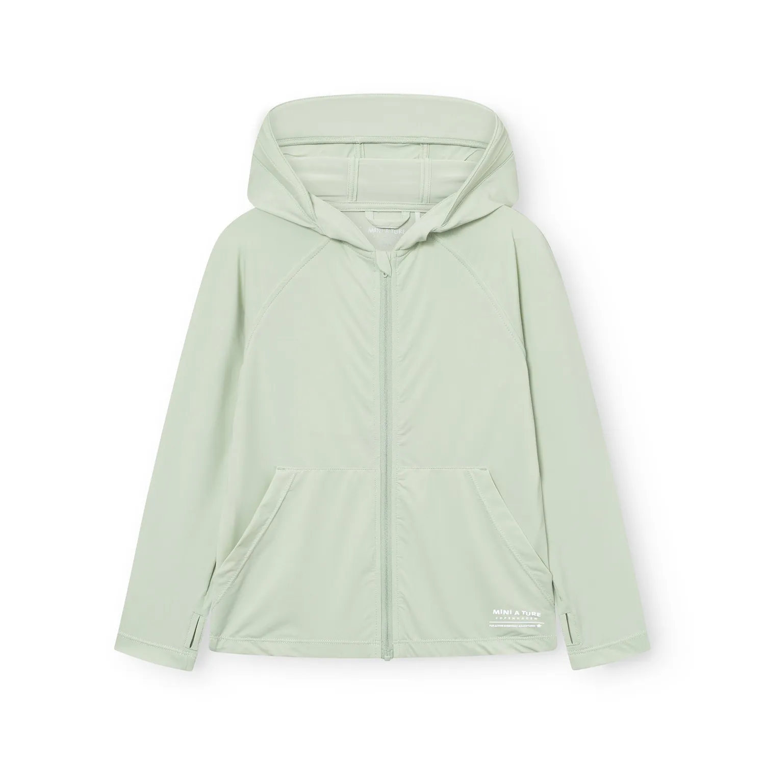 MINI A TURE Matdruna UV hoodie Sea foam UV40