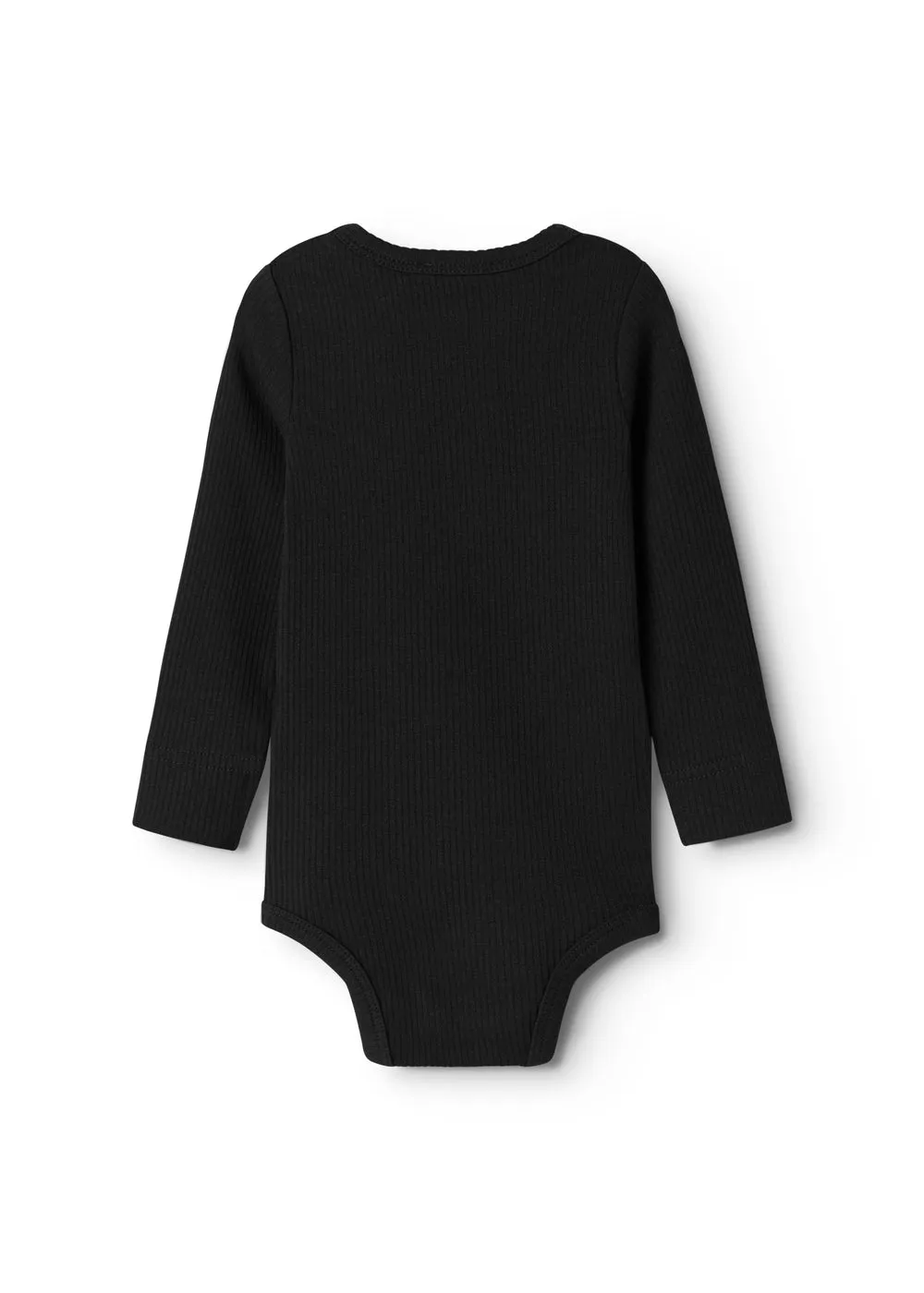MarMar Plain Body LS bodystocking Black modal