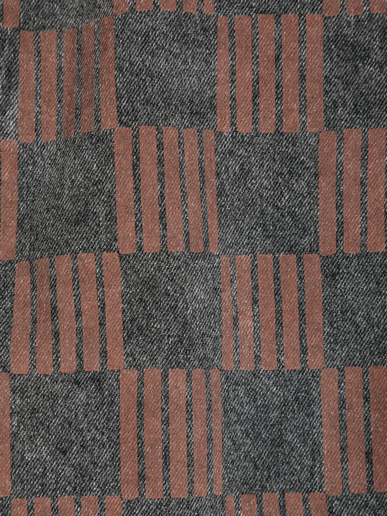 Bobo Choses Almost Moiré all over washed denim nederdel mørkegrå