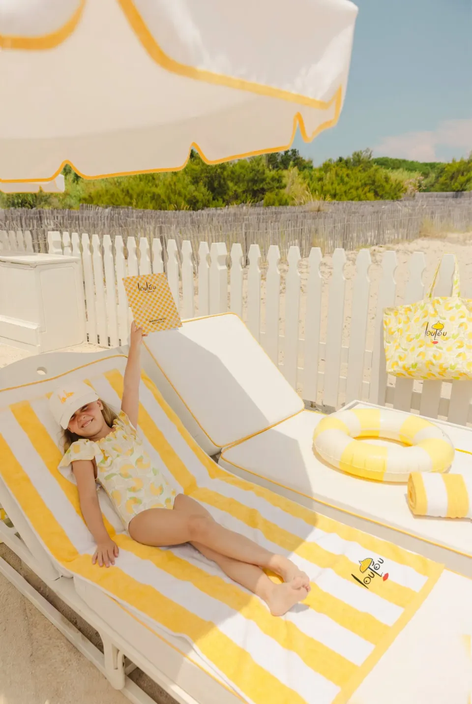 Bonton Nada Limone badedragt citron 1-delt 2-14Å