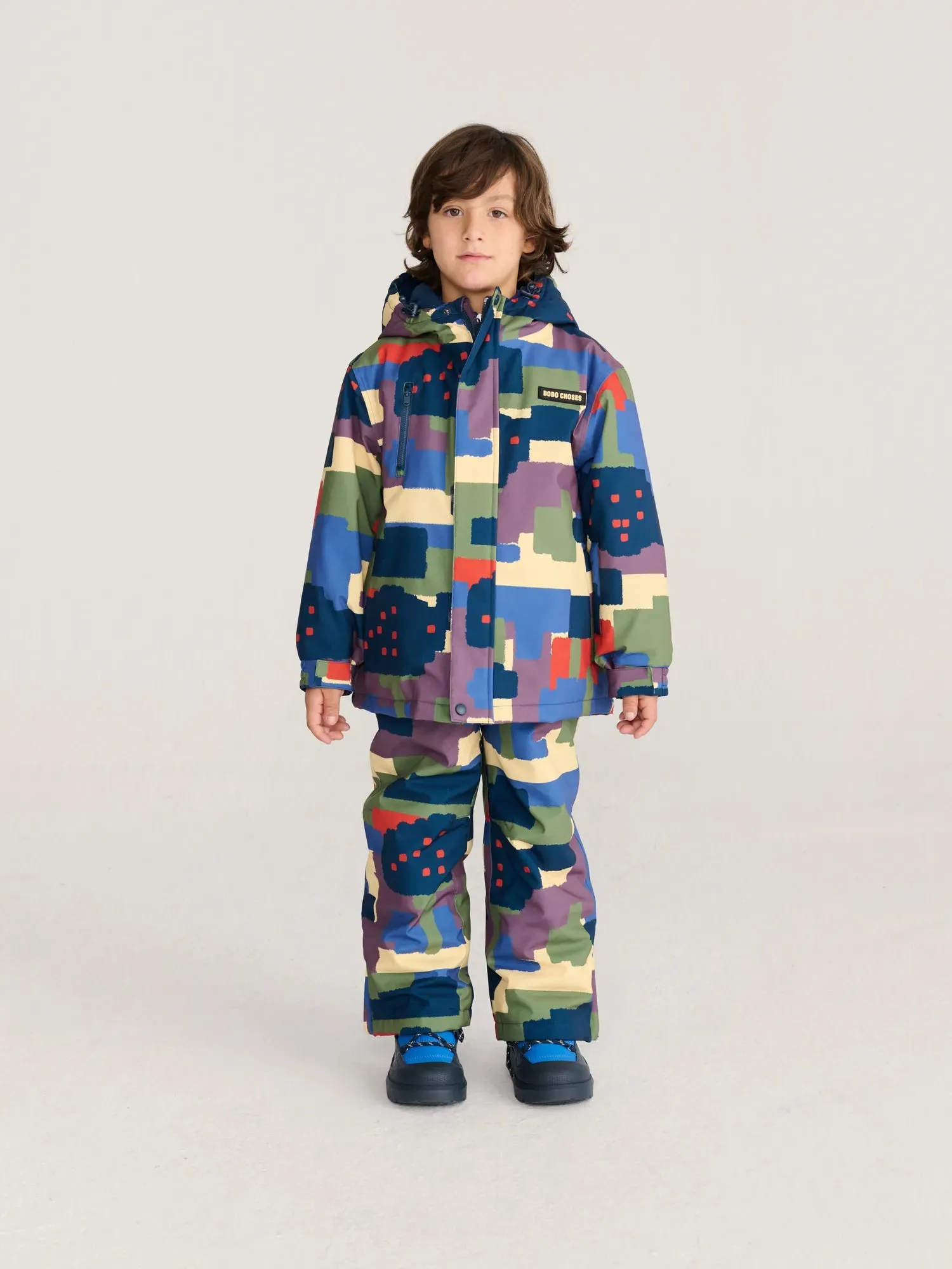 Bobo Choses Paint Forest ski anorak multicolor vandtæt