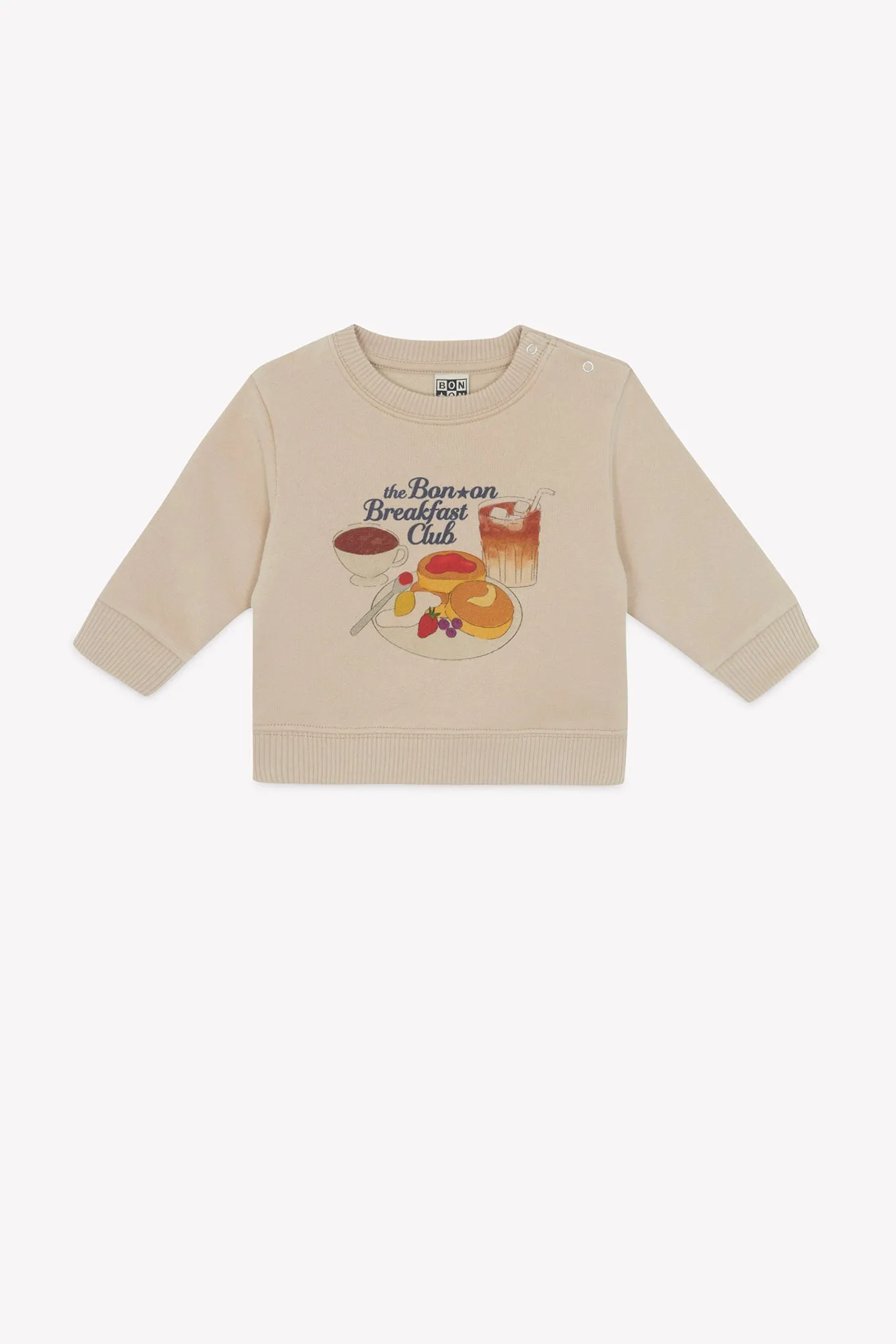 Bonton Smily Breakfast sweatshirt bomuld baby