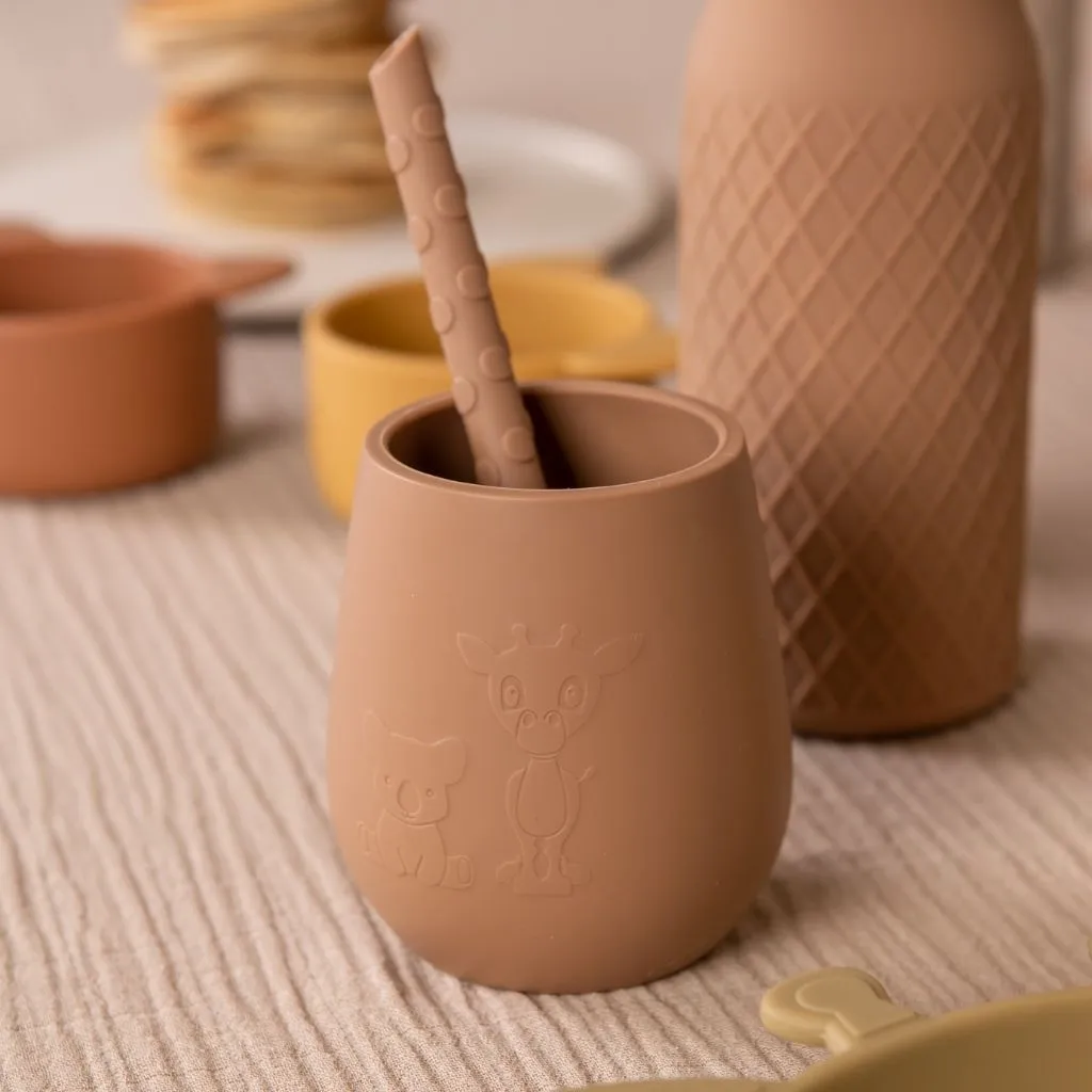 nuuroo Bo servicesæt 3-pak Chocolate malt silikone