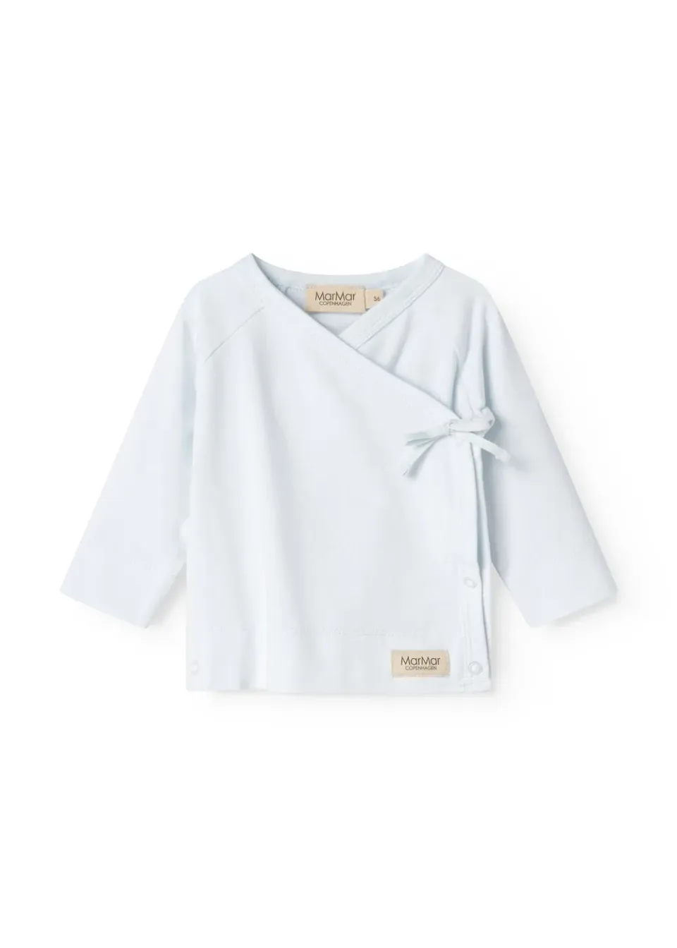 MarMar Tut Wrap LS bluse Light Blue modal nyfødt