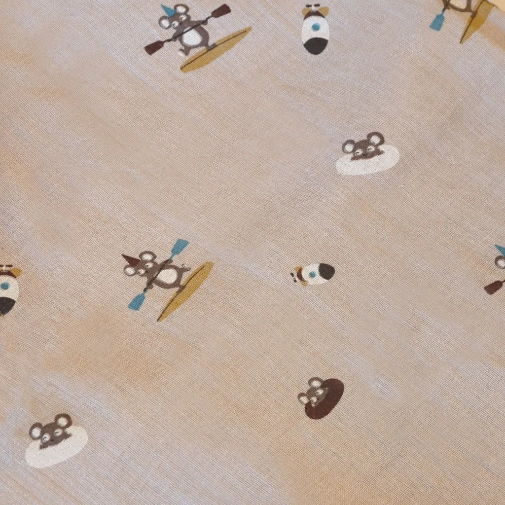 nuuroo Minnie musselin svøb 120x120 økologisk