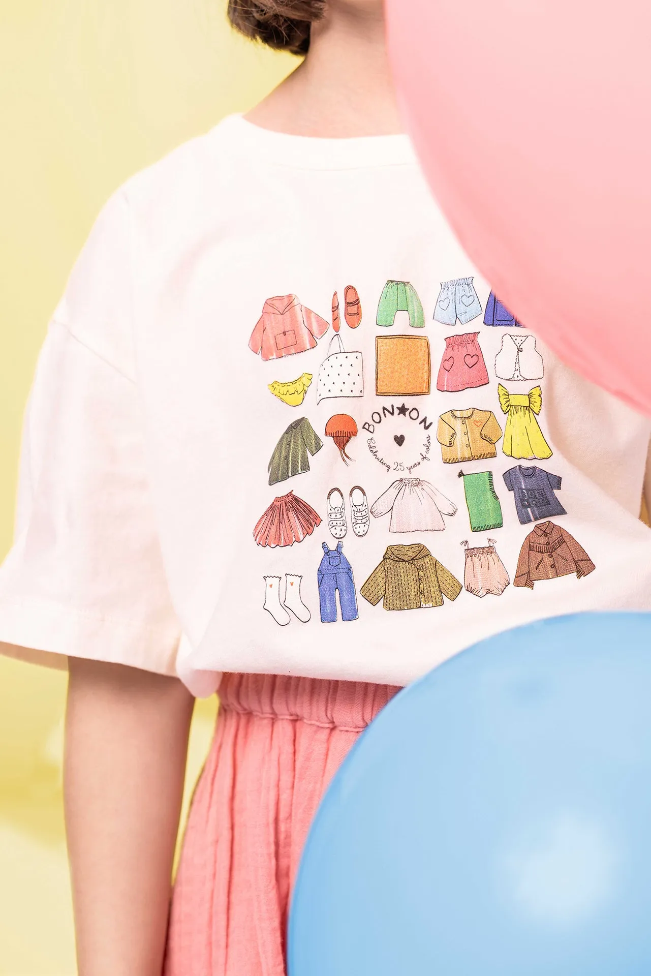 Bonton Livo T-shirt milk bomuld med print