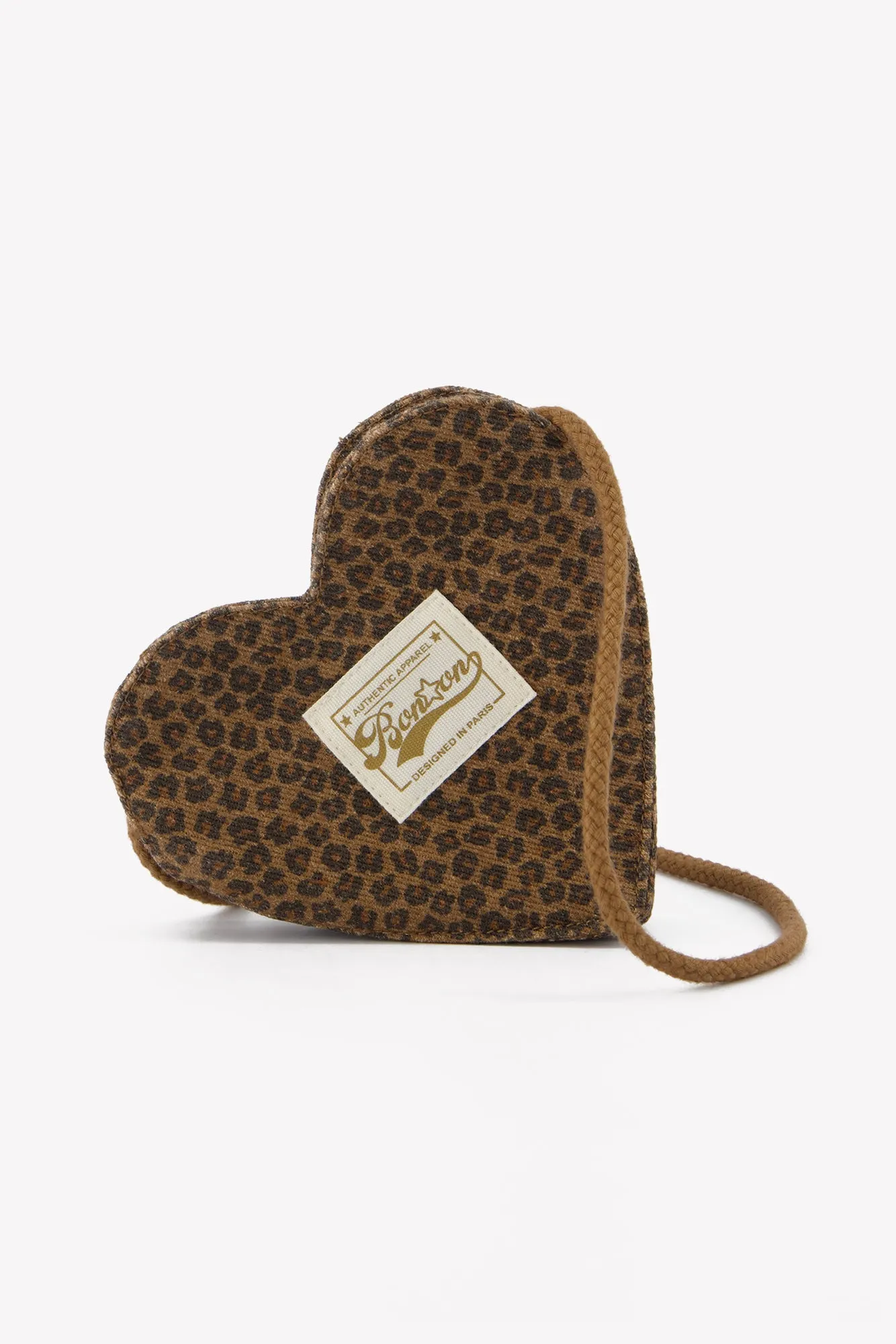 Bonton Lecoeur Leopard skuldertaske - bomuld