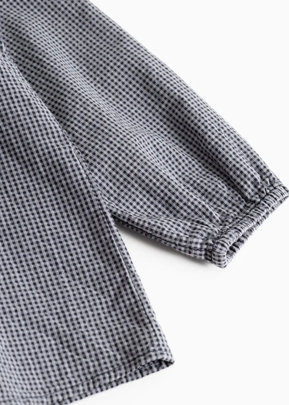 MarMar Tully bluse Pigeon Blue Check ternet