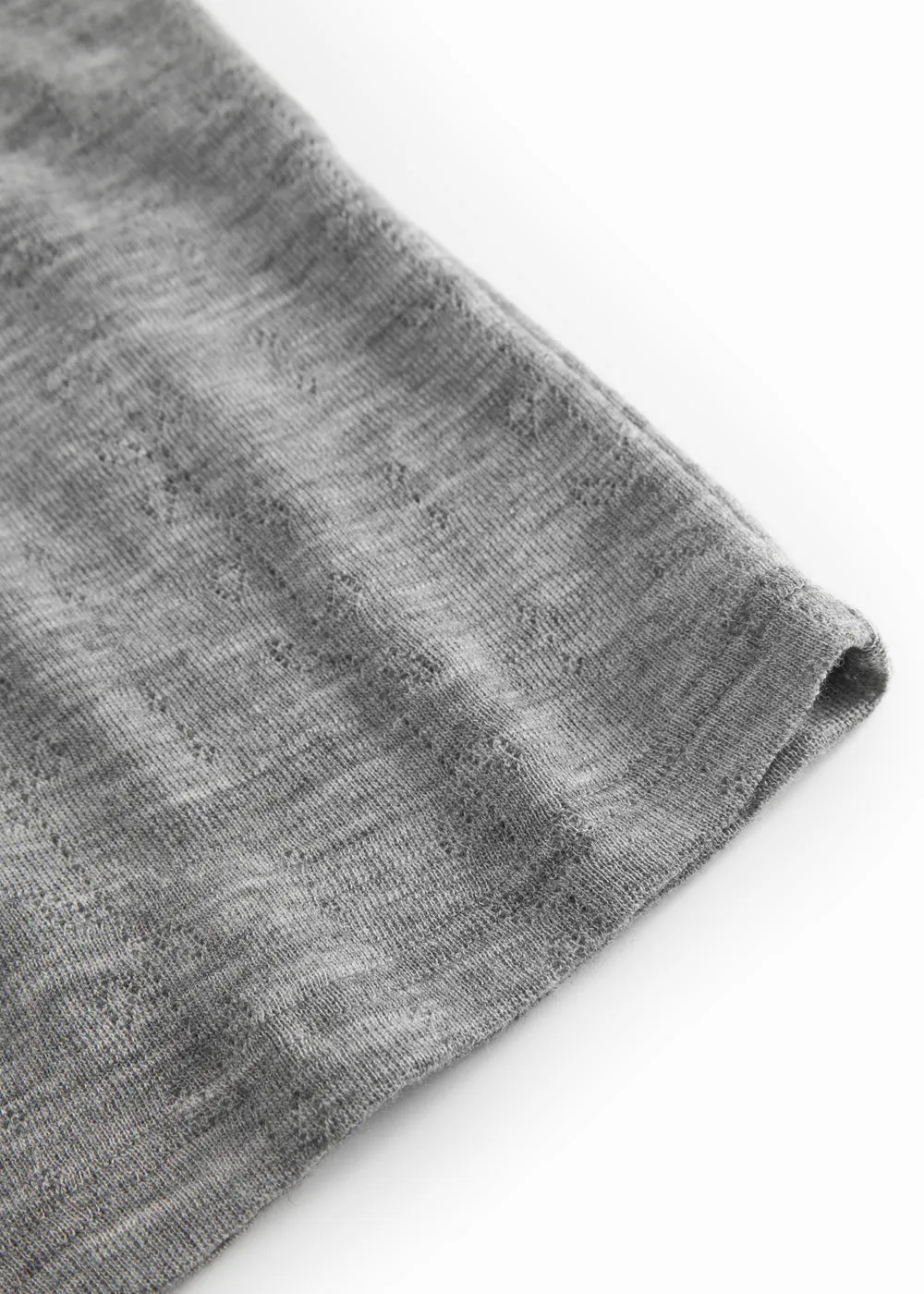 MarMar Tavi undertrøje Grey Melange uld