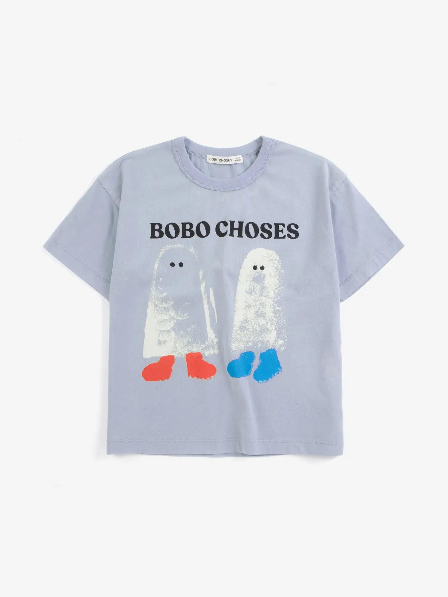 Bobo Choses Booty Ghosts t-shirt 2-3 år lyseblå