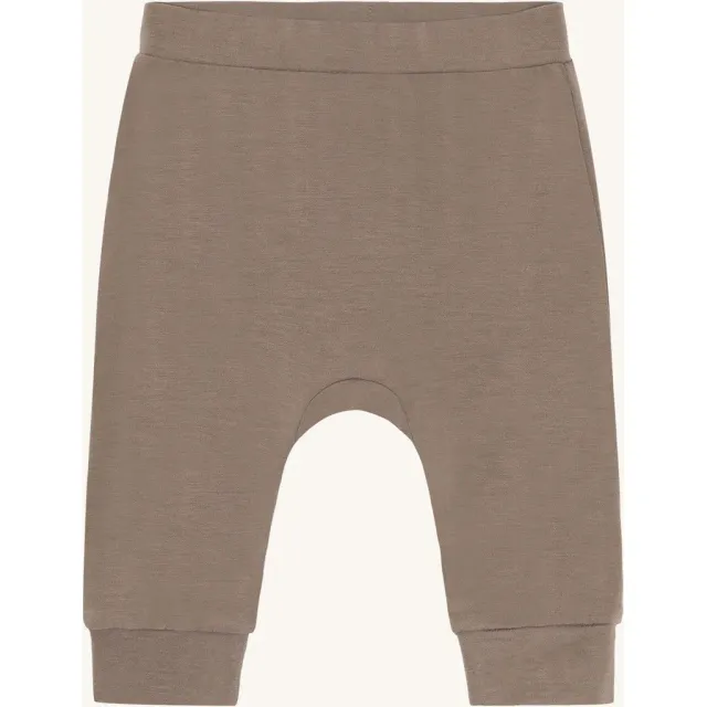 Hust & Claire Gusti Solid joggingbukser Chinchila bambus