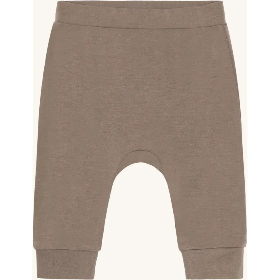 Hust & Claire Gusti Solid joggingbukser Chinchila bambus