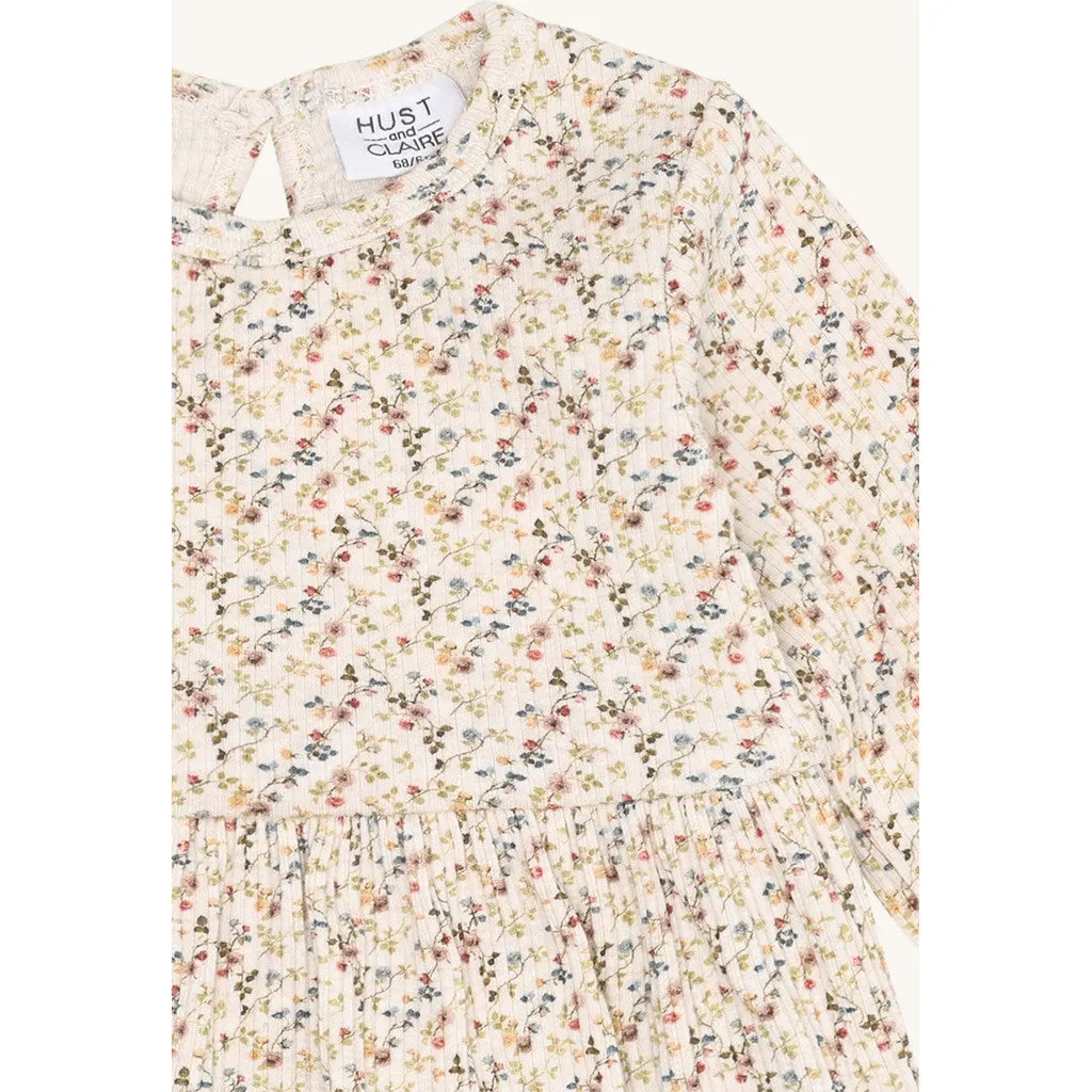 Hust & Claire HCKristi Little Roses kjole Whisper Melange