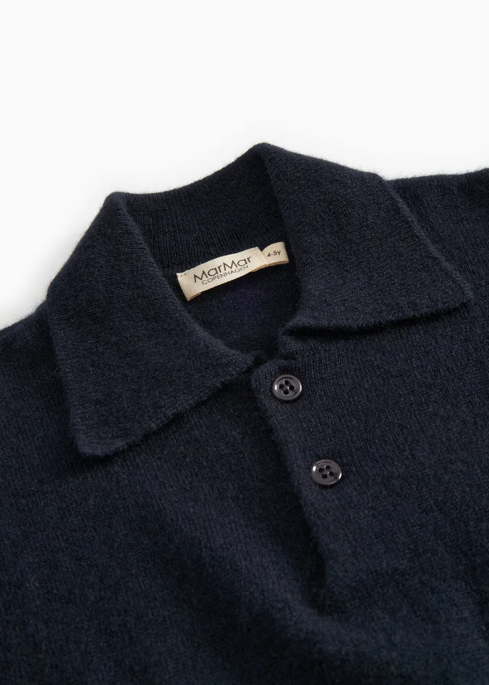 MarMar Teno Polo kashmir Indigo bluse