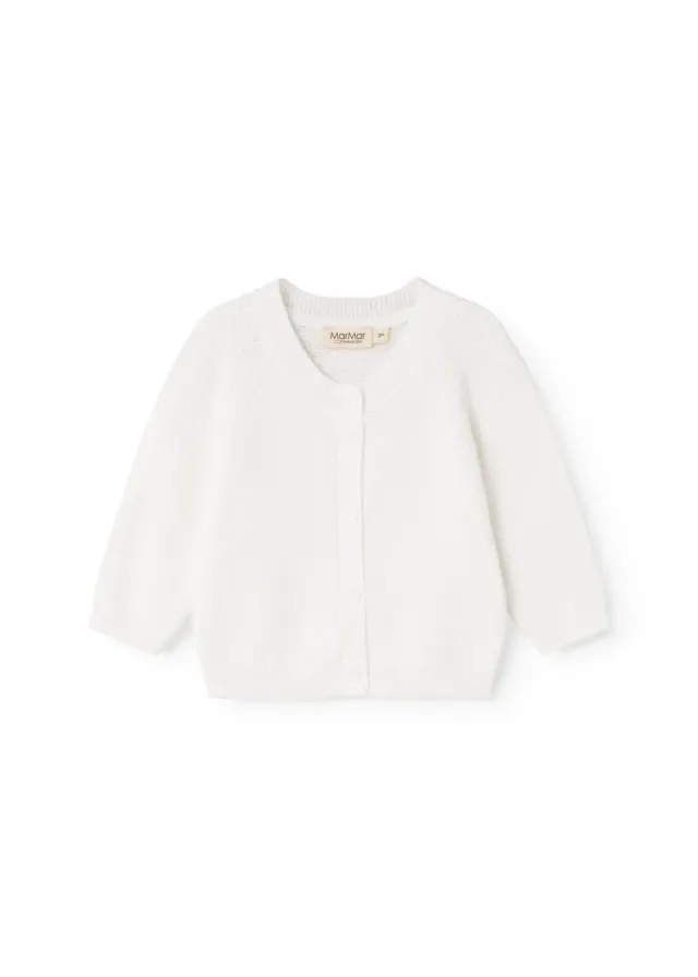 MarMar Taki strik cardigan Gentle White