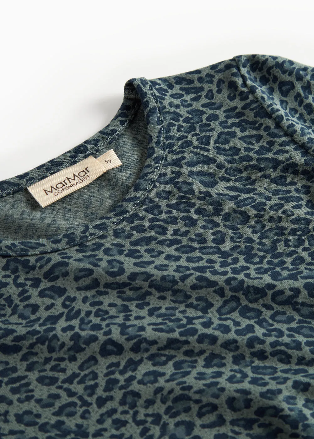 MarMar Leo Tee t-shirt Dusty Green Leo leopard
