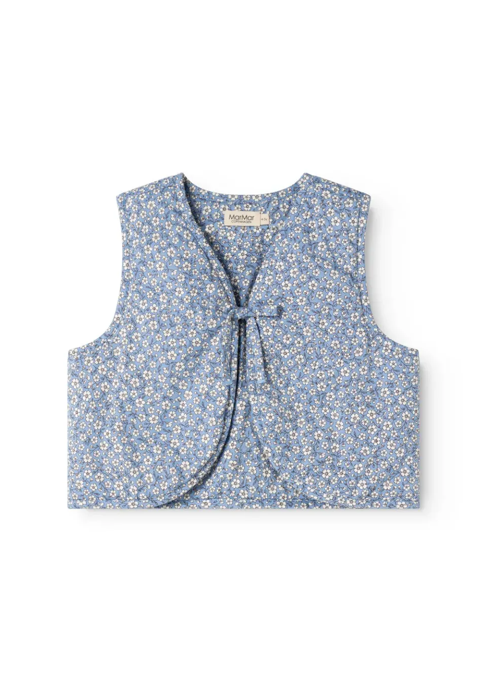 MarMar Copenhagen Joyce vest Forget Me Not blomstret bomuld