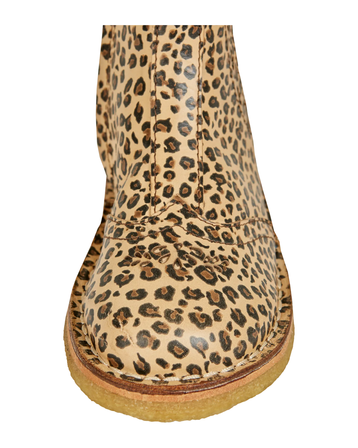 Emile et Ida boots læder beige leopard pige